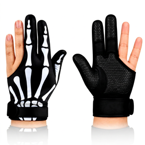 Guantes de Billar sin Dedos HANDSCHUHE INDUSTRIES, Unisex, Material con Impresión Digital, Ambidiestros, con Gancho, para Billar y Snooker - Product Image 1