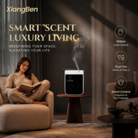 Diffuseur d'arômes commercial intelligent sans fil 500 ml, personnalisé, mural, en plastique, pour hôtel, vente en gros