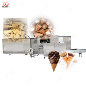 Máquina para hacer gofres de helado grande Línea de fabricación de conos de helado Mini máquinas de producción de conos de chocolate - Product Image 1