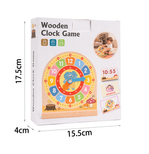 Nuevo Reloj de Madera para Aprender, Material Didáctico para Primaria, Modelo de Reloj para Niños, Juguete Educativo para el Aprendizaje Temprano del Tiempo - Product Image 6