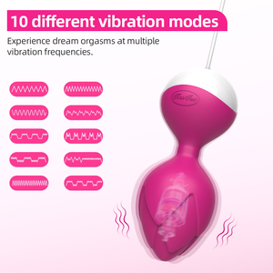 Estimulador de Clítoris <span class=keywords><strong>Monsa</strong></span> Vulva Bulb con 10 Frecuencias de Vibración, Recargable por USB, Control Remoto Inalámbrico, Silicona Suave para la Piel, Estimula el Órgano Sexual - Product Image 3