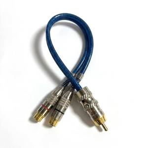สายสัญญาณเสียง 2RCA แบบป้องกันสองชั้นสำหรับอุปกรณ์ AV ระดับไฮเอนด์ เหมาะสำหรับเครื่องขยายเสียงและอุปกรณ์บันทึกเสียง - Product Image 1