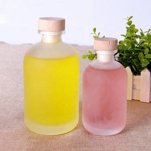 À la mode de qualité alimentaire Transparent givré 250ml 500ml bouteille en verre de vin avec <span class=keywords><strong>bouchon</strong></span> étanche en gros pour boisson jus de vin - Product Image 4