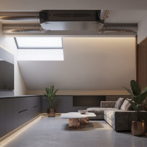 Unité de ventilation à récupération de chaleur et d'humidité à contre-courant haute efficacité WiFi intelligente BSK 400 M/h avec garantie de 2 ans - Product Image 1