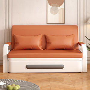 Canapé-<span class=keywords><strong>Lit</strong></span> Pliant Double Usage Nouveau Petit Format Rétractable <span class=keywords><strong>Adulte</strong></span> pour Salon, <span class=keywords><strong>Lit</strong></span> Simple de Coin Balcon - Product Image 2