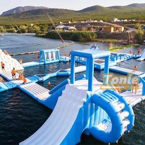 Nhà Máy Giá Tùy Chỉnh Công Viên Bơm Hơi Thương Mại <span class=keywords><strong>Inflatable</strong></span> Nổi Công Viên Nước Với Trượt Nước Cho Đảng Cho Thuê - Product Image 6