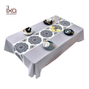 Custom Logo Rectangular <strong>Plastic</strong> Hotel Dining <strong>Table</strong> Luxury Floral Woven <strong>Clothes</strong> for Promotional Use - Product Image 2