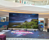 Écran LED d'intérieur P3.91 de 3,91 mm à installation facile, HDR10+, couleur pleine, taux de rafraîchissement de 3840 Hz pour les affichages en centres commerciaux et sur scène