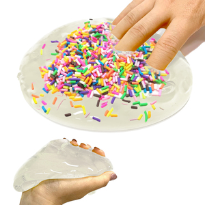 Huge Glassy Clear Slime Kit Crystal Slime Bucket Toy for Kids for <b>Girls</b> Boys Party <b>Present</b> - Product Image 6