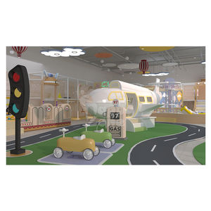 Aire de jeux douce <span class=keywords><strong>pour</strong></span> bébés en bois naturel, équipement de terrain de jeu intérieur, toboggan en mousse, maison de jeu de rôle <span class=keywords><strong>pour</strong></span> enfants, zone d'éducation <span class=keywords><strong>pour</strong></span> enfants - Product Image 3