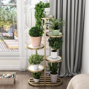 ขาตั้งโรงงานบ้านตกแต่งบ้านโมเดิร์นกลางศตวรรษผู้ถือจอแสดงผลRackดัดเหล็กในร่มกระถางดอกไม้ขาตั้งโรงงานโลหะ - Product Image 5