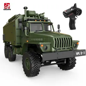 WPL B-36 2.4ghz 1:16迷你2.4g 6wd 4ch遥控军用汽车指挥车无线电控制卡车玩具