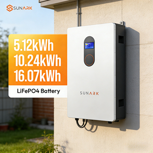 Pack de batteries modulaire 51,2 V 5-15 kWh, 16 unités en parallèle, prise en charge CAN, garantie 10 ans pour projets solaires commerciaux - Product Image 1