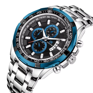 IIK 1200 Venta directa de fábrica Reloj de lujo para hombre Cool Dial Pantalla luminosa completa Calendario grande 40mm Reloj simple transfronterizo - Product Image 1