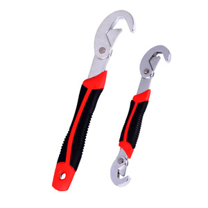 Adjustable Wrench S2 <b>Tool</b> Steel Imperial Inch Single End Anti Slip Handle DIY Multi Purpose Pipe Wrench - Product Image 2