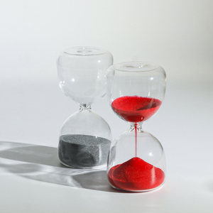 Décoration d'intérieur 5min 15/30/60 minutes <span class=keywords><strong>sablier</strong></span> en verre transparent horloge de sable claire créative <span class=keywords><strong>sablier</strong></span> - Product Image 3