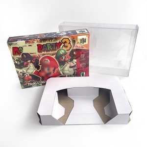 USA Party 3 Top Quality Box Thick Cardboard 64 Bit Consoles with Tray <b>Game</b> Cartridge Replacement Box for N64 - Product Image 2