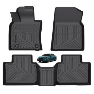 Tapis de voiture tout temps 4 pièces en caoutchouc pour coffre Tapis de sol Tpe 5D pour Toyota Camry 2025 Tapis de sol <span class=keywords><strong>hybride</strong></span> - Product Image 2
