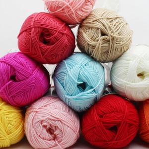 Tay Đan Sợi Bông Tre Chất Lượng Cao Hữu Cơ Tre Bé Sợi Bông 50G/Bóng Ưa Thích Crochet Tre Pha Trộn Sợi - Product Image 6