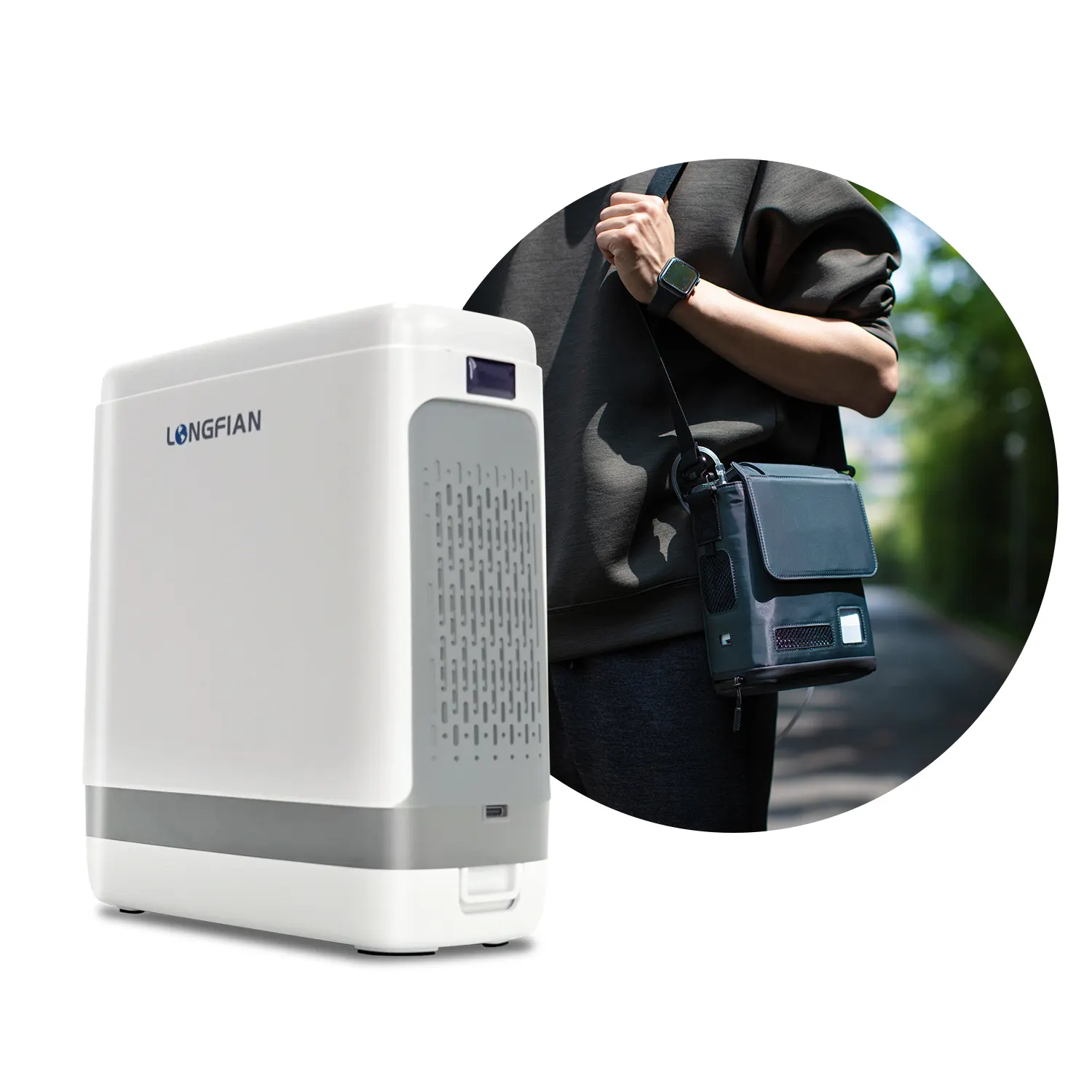 Schlussverkauf tragbares Mini-Sauerstoffkonzentrator-Gerät weniger als 2 kg für Reisen