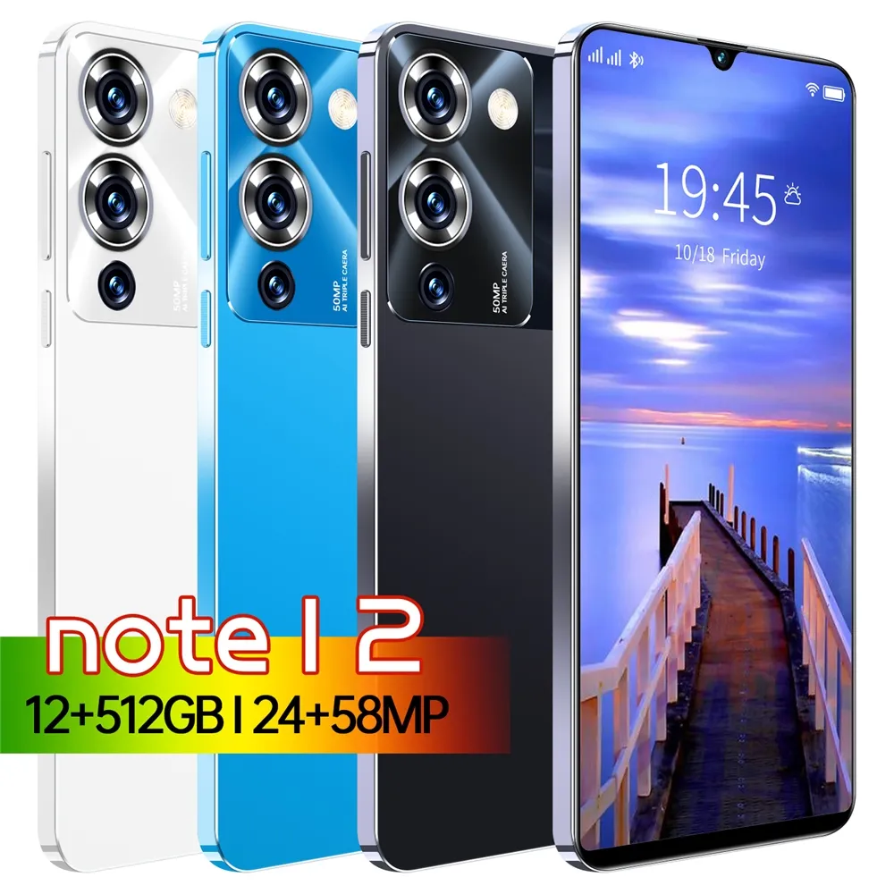 Note12 téléphones intelligents 5g smartphones recharge sans fil support de voiture contacter le service client par appel maintenant outils téléphoniques