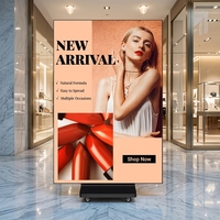 Écran d'affichage LED pliable à trois volets, double face, pour publicité intérieure, panneau GOB P1.86 P2.5