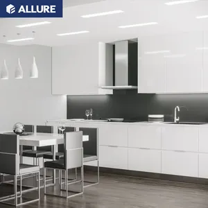 Allure Integrated Kenya Modular Ready Made Cheap Kitchen Cabinet With Sink Malaysia