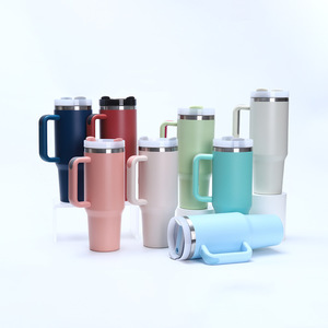 40oz Stainless Steel Double Wall Vacuum Insulated Travel Tumbler Reusable Large Capacity Ice Beer <b>Coffee</b> Lids Straw Mug 6-12 - Product Image 3