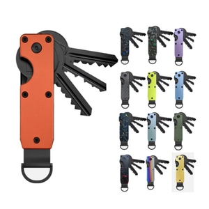 Thiết Kế Mới 3D <span class=keywords><strong>Mini</strong></span> Móc Chìa Khóa Tổ Chức Chủ Với Thông Minh Vít Chức Năng Với Tuốc Nơ Vít Kim Loại Hợp Kim Nhôm Key Trường Hợp - Product Image 2