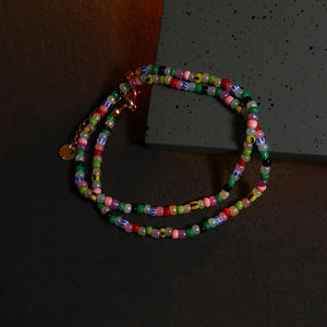 12 horóscopo collar de cuentas de semillas collar de circón DE BODA cierres de circón para collar DIY - Product Image 5