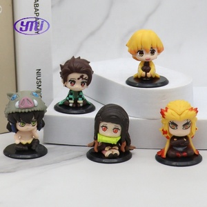 Set de 5 Figuras de Acción Miniatura de Personajes de Anime Japonés, Colección de Modelos de <span class=keywords><strong>Manga</strong></span>, Decoración de Juguetes - Product Image 4
