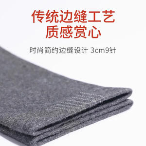 Genouillères chaudes pour femmes, 100% cachemire, chauffe-jambes au-dessus du genou, Smlxl, pour le cyclisme, l'hiver, pour rester au chaud, gris noir - Product Image 5