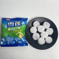 Mini-collations glacées au citron, saveur nostalgique, préférées de l'enfance, emballées individuellement pour les supermarchés asiatiques