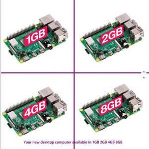 100% Original Raspberry Pi 4 B Ordinateur Modèle B 4b 1/2/4/8 Go de RAM <span class=keywords><strong>Pi4</strong></span> Pi4b Kit de Démarrage Carte 1 Go 2 Go 4 Go 8 Go Raspberry Pi 4 - Product Image 3
