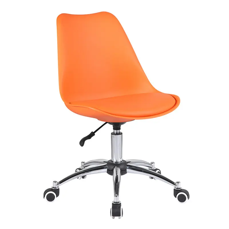 Mebel kantor murah 200 kg kursi kantor kain kursi komputer putar dapat diatur kulit PU punggung rendah