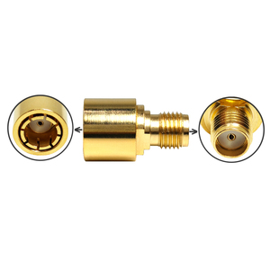 Adaptador de Conexión Rápida RP SMA Macho a SMA Hembra, <span class=keywords><strong>Conector</strong></span> de Enchufe Inverso, Adaptador de <span class=keywords><strong>Conector</strong></span> de Cable Coaxial RF - Product Image 1