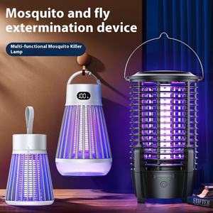 <span class=keywords><strong>Lampe</strong></span> <span class=keywords><strong>anti</strong></span>-<span class=keywords><strong>moustique</strong></span> violette électronique LED extérieure de nettoyage en un clic pour la maison et le camping-Bug Zapper - Product Image 4