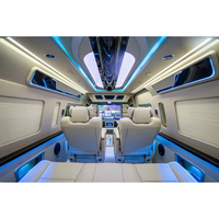 Van asiento de coche de lujo eléctrico modificado hiace bus Van Limousine coche interior Vip autobús asientos para la venta para Hiace