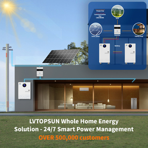 Système d'énergie solaire hybride hors réseau LVTOPSUN 4kw 6kw pour la maison - Product Image 2