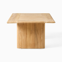 Meubles en teck massif de haute qualité, table de jardin, table basse intérieure/extérieure
