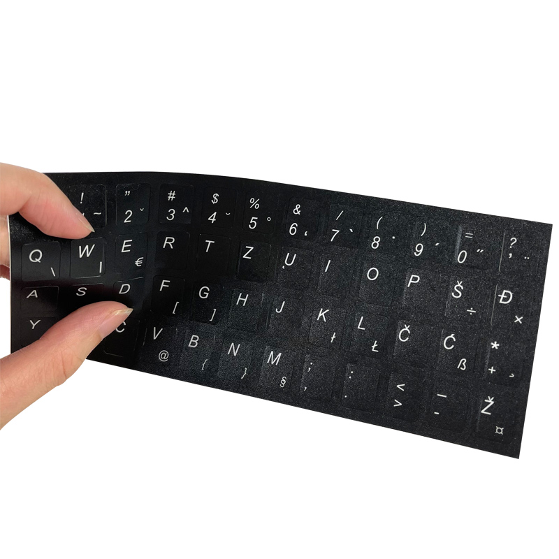 Оптовая продажа, наклейка на клавиатуру ноутбука Словения, прочная пвх текстура