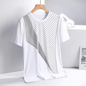 RNSHANGER noir séchage rapide Sport t-shirt pour hommes été décontracté à manches courtes surdimensionné <span class=keywords><strong>3XL</strong></span> haut t-shirts GYM respirant <span class=keywords><strong>homme</strong></span> t-shirt - Product Image 5