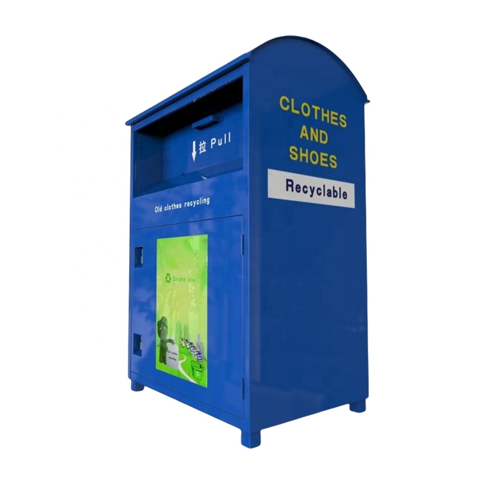 Стальные ящики Sodor для переработки одежды и обуви в общественных местах