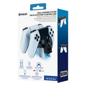 Base de Carga Doble para PLAYSTATION 5, Blanca y Negra, PS5DUALCHARGERV4 - Product Image 2