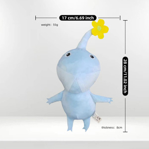 ตุ๊กตาพิกมิน <span class=keywords><strong>4</strong></span> สีม่วง ของเล่นเสริม ตุ๊กตาพิกมินขนนุ่ม ตุ๊กตาต้นไม้สีม่วงน่ารัก ทำจากโพลีเอสเตอร์ บรรจุใยฝ้าย PP เหมาะสำหรับเด็กอายุ 5-7 ปี - Product Image 4