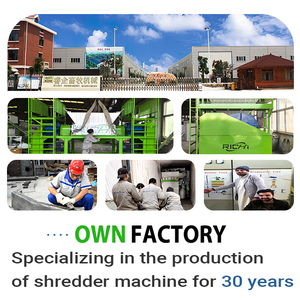 RICHI Powerful Double Shaft Wood Shredder For Wood Pallets Logs Branches Stump Waste Recycling Shredder <strong>Machine</strong> - Product Image 5