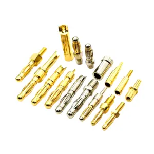 high quality CORECON Pure Copper Banana Connector Plug Terminal 4MM banana contact pin