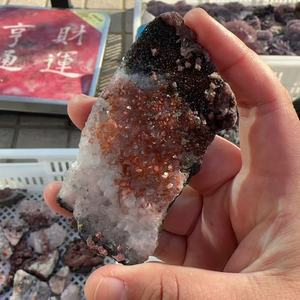 Hematita de espécimen crudo natural al por mayor con colección <span class=keywords><strong>mineral</strong></span> de cristal de pirita simbiótica para curación - Product Image 1
