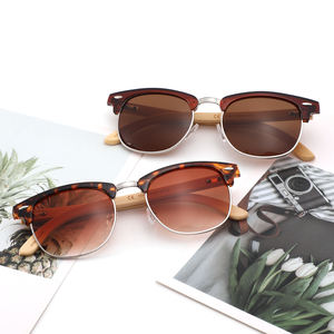 2025แว่นกันแดดแฟชั่นแบบคลาสสิกพีซีเลนส์ UV400ครึ่งขอบสำหรับทุกเพศแว่นกันแดดออกแบบใหม่ออกแบบโลโก้ได้ตามต้องการ - Product Image 2