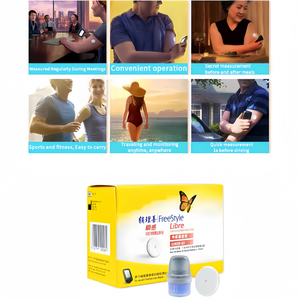 เซ็นเซอร์ตรวจวัดระดับน้ำตาลอย่างต่อเนื่อง Libre2 <span class=keywords><strong>CGM</strong></span> ได้รับการรับรองมาตรฐาน CE สำหรับการจัดการโรคเบาหวานแบบพกพา บันทึกผลการตรวจวัดในอดีตได้ 200 รายการ - Product Image 6